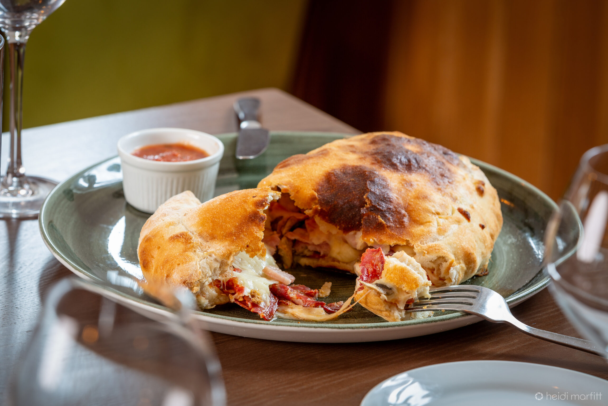 The Vine Restaurant Calzone