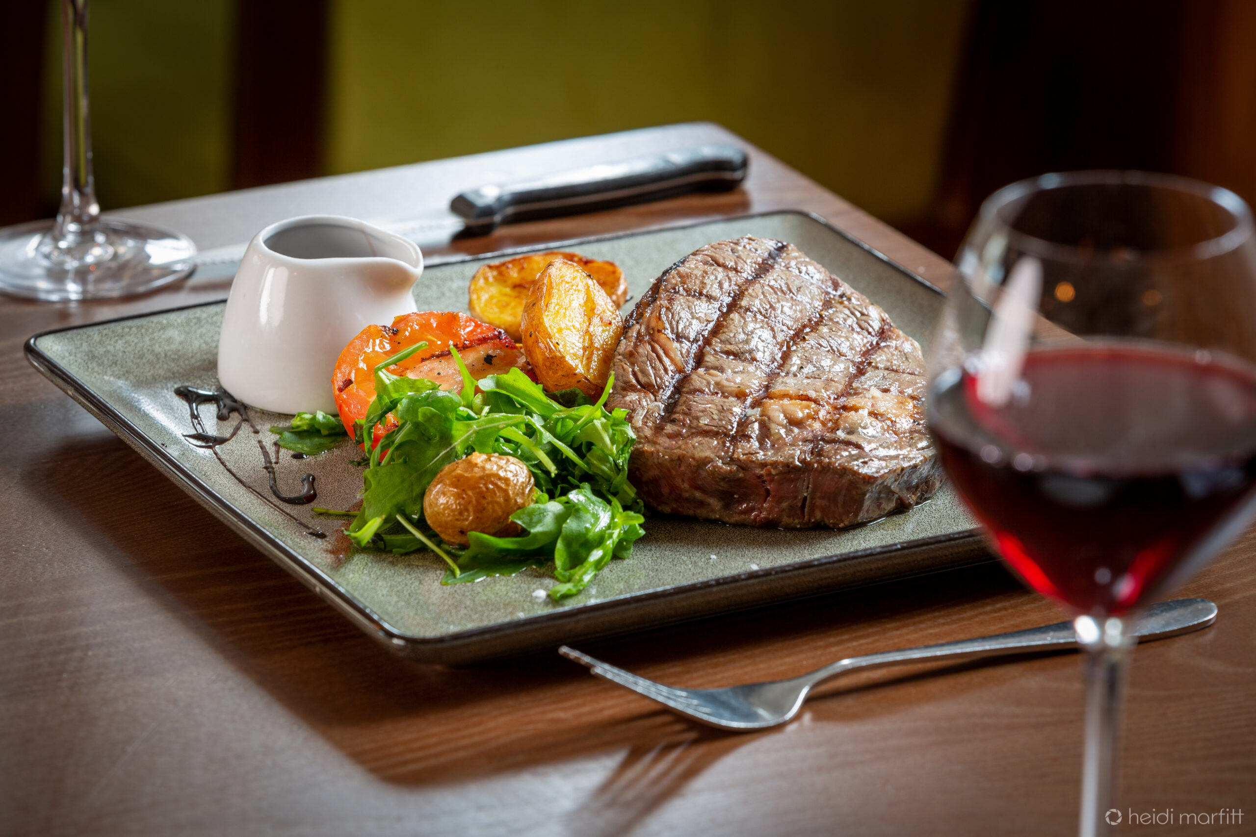 The Vine Restaurant - steak